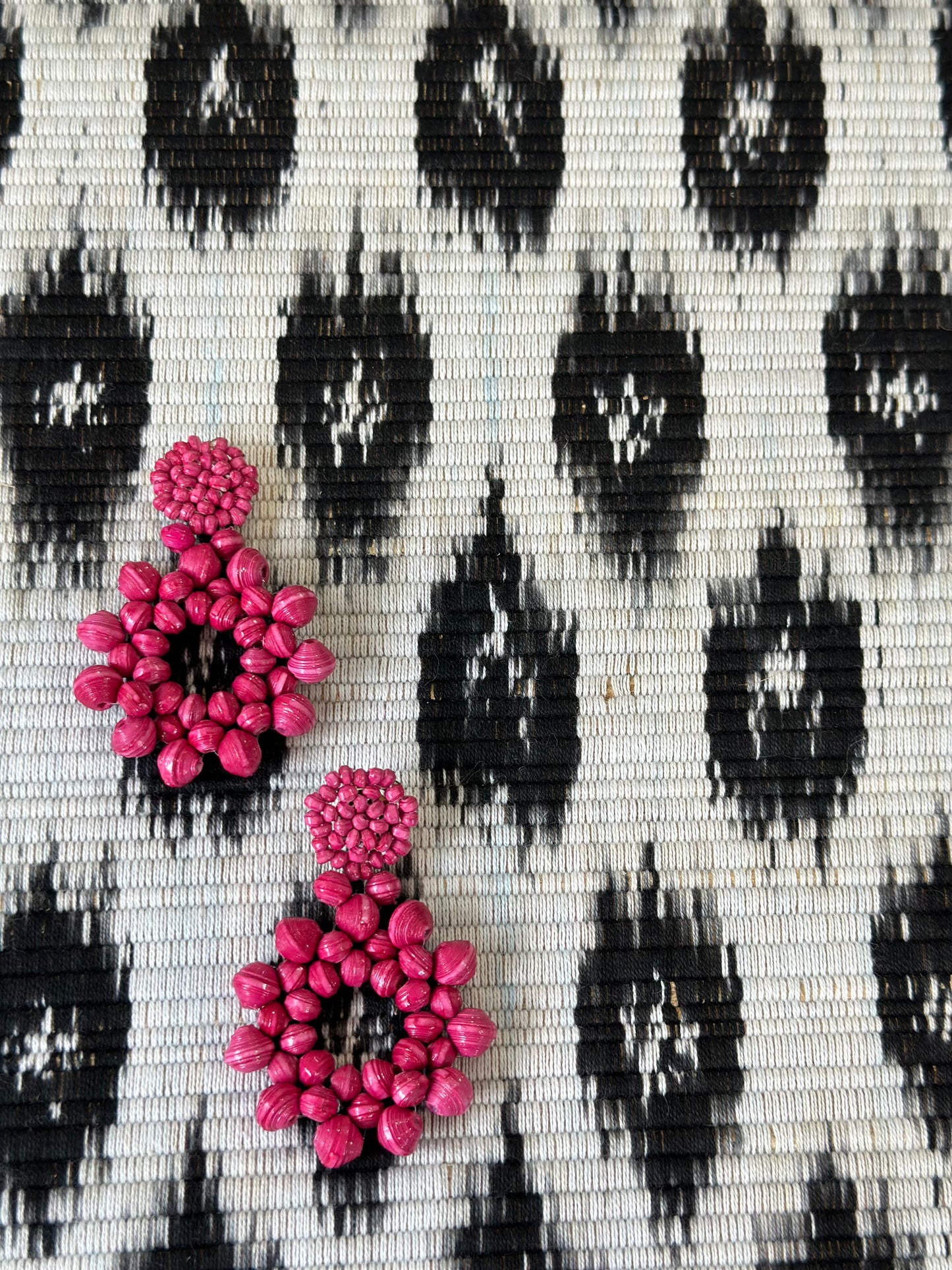 Okwanya Earrings {raspberry}