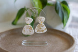 Abound Earrings {golden white} - Global Hues Market