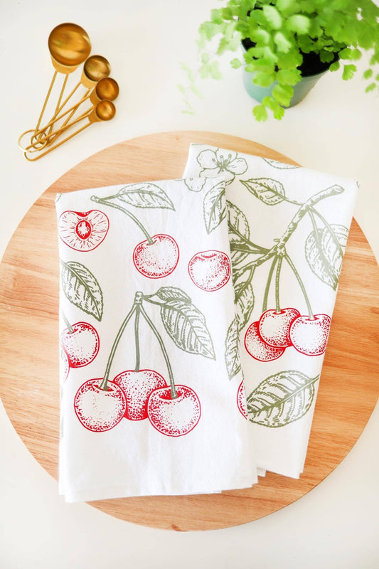 Cherry Tea Towel - Global Hues Market