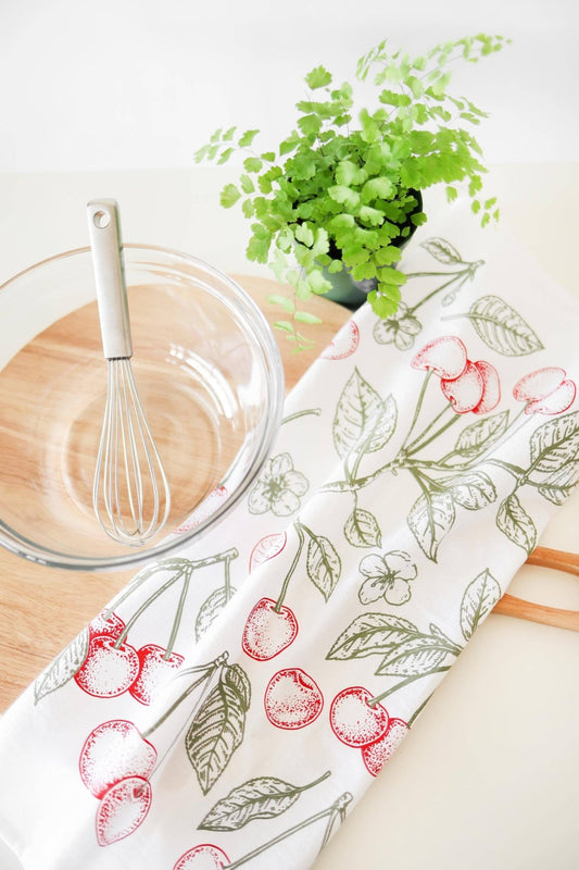 Cherry Tea Towel - Global Hues Market