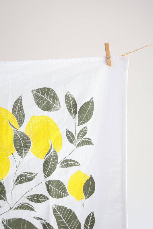 Lemon Tea Towel - Global Hues Market