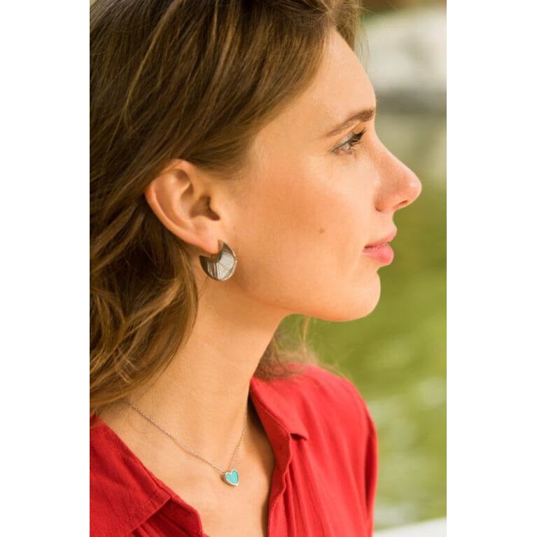 Bay Turquoise Heart Necklace - Global Hues Market
