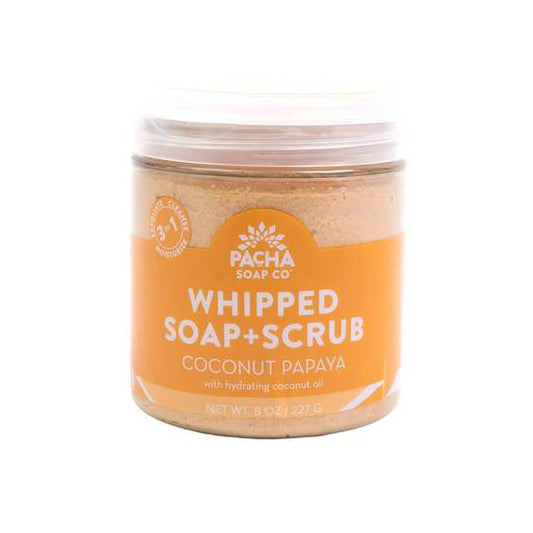 Coconut Papaya Whipped Soap & Scrub - Global Hues Market