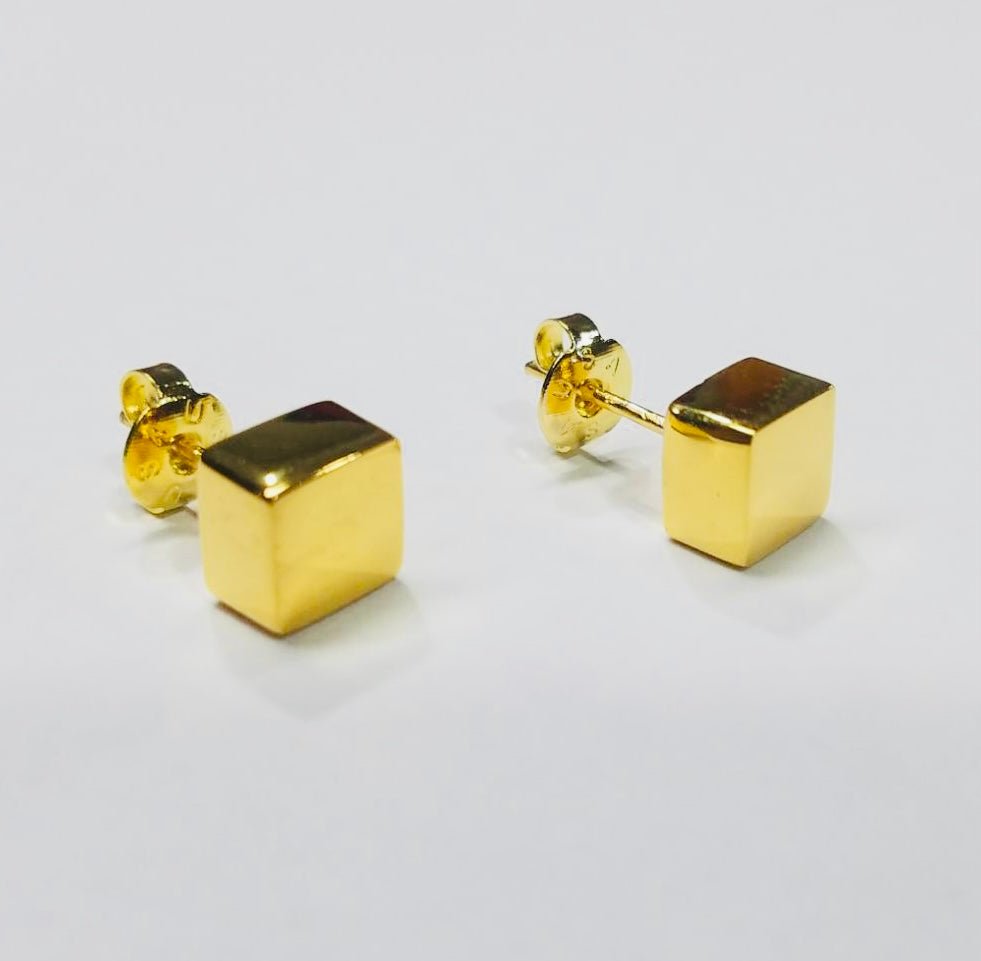 Cubo Studs {gold} - Global Hues Market