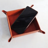 Faux Leather Valet {tan} - Global Hues Market