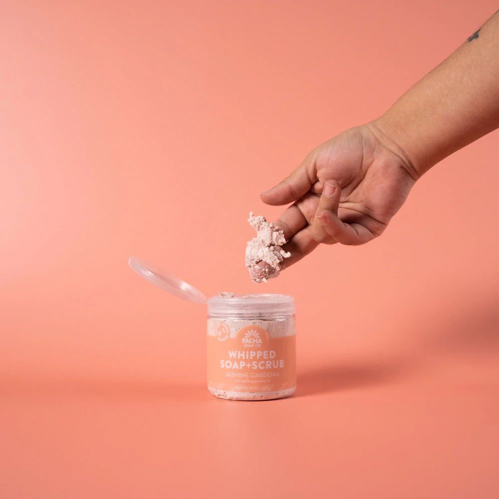 Jasmine Gardenia Whipped Soap & Scrub - Global Hues Market