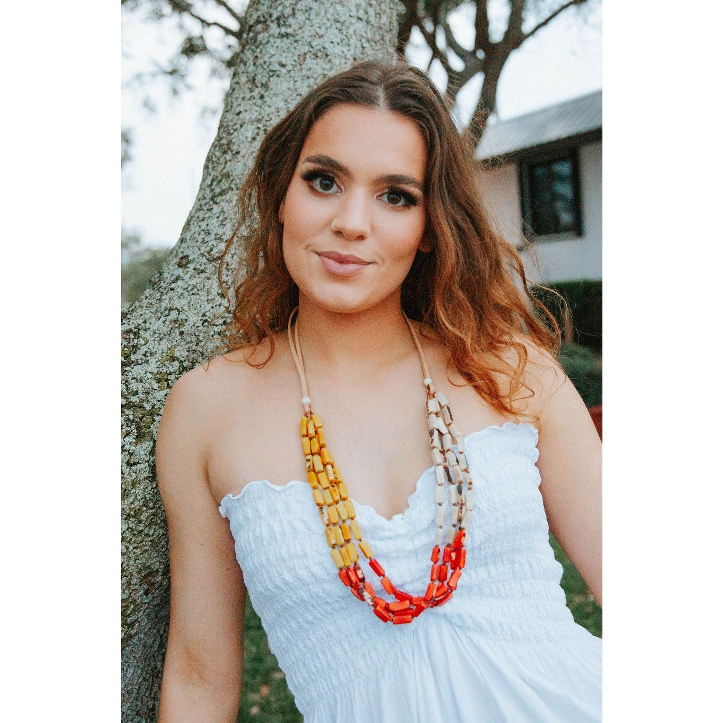 Jessica Necklace {turquoise} - Global Hues Market