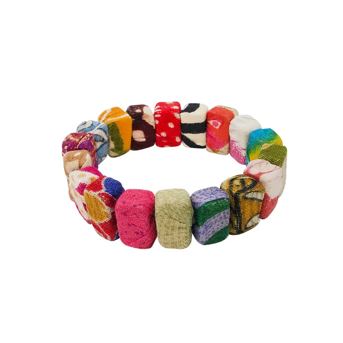 Kantha Block Bracelet - Global Hues Market