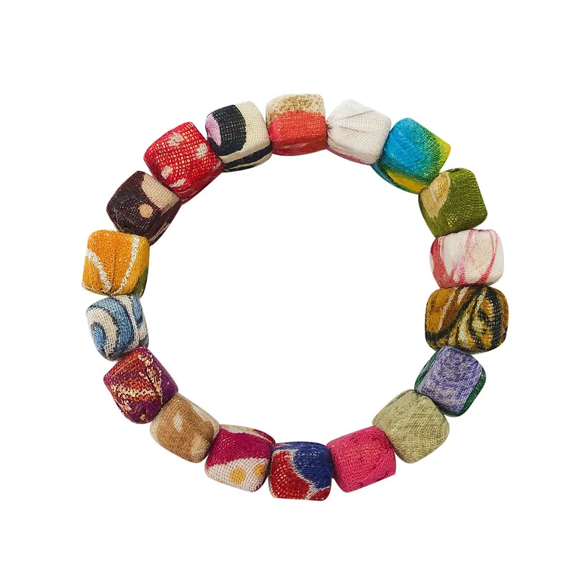 Kantha Block Bracelet - Global Hues Market