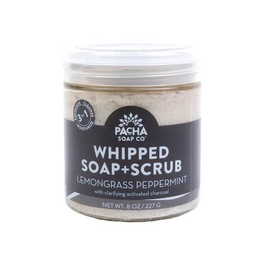 Lemongrass Peppermint Whipped Soap & Scrub - Global Hues Market