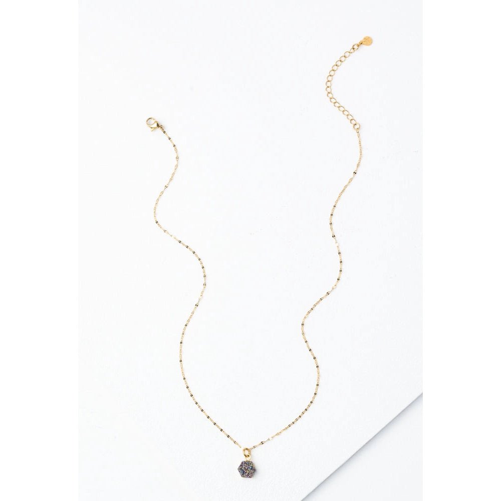 Let the Light In Druzy Necklace - Global Hues Market