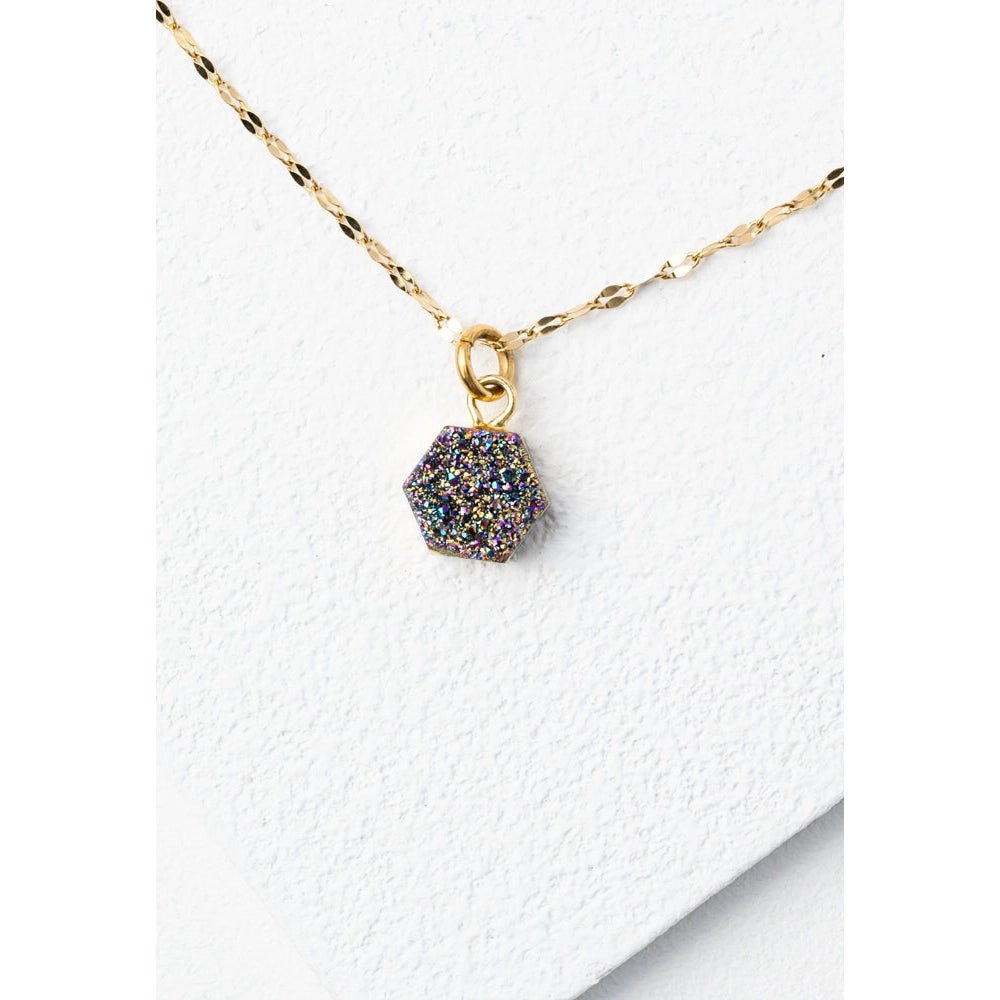 Let the Light In Druzy Necklace - Global Hues Market