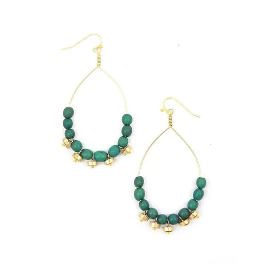 Midnight Raindrop Earrings - Global Hues Market