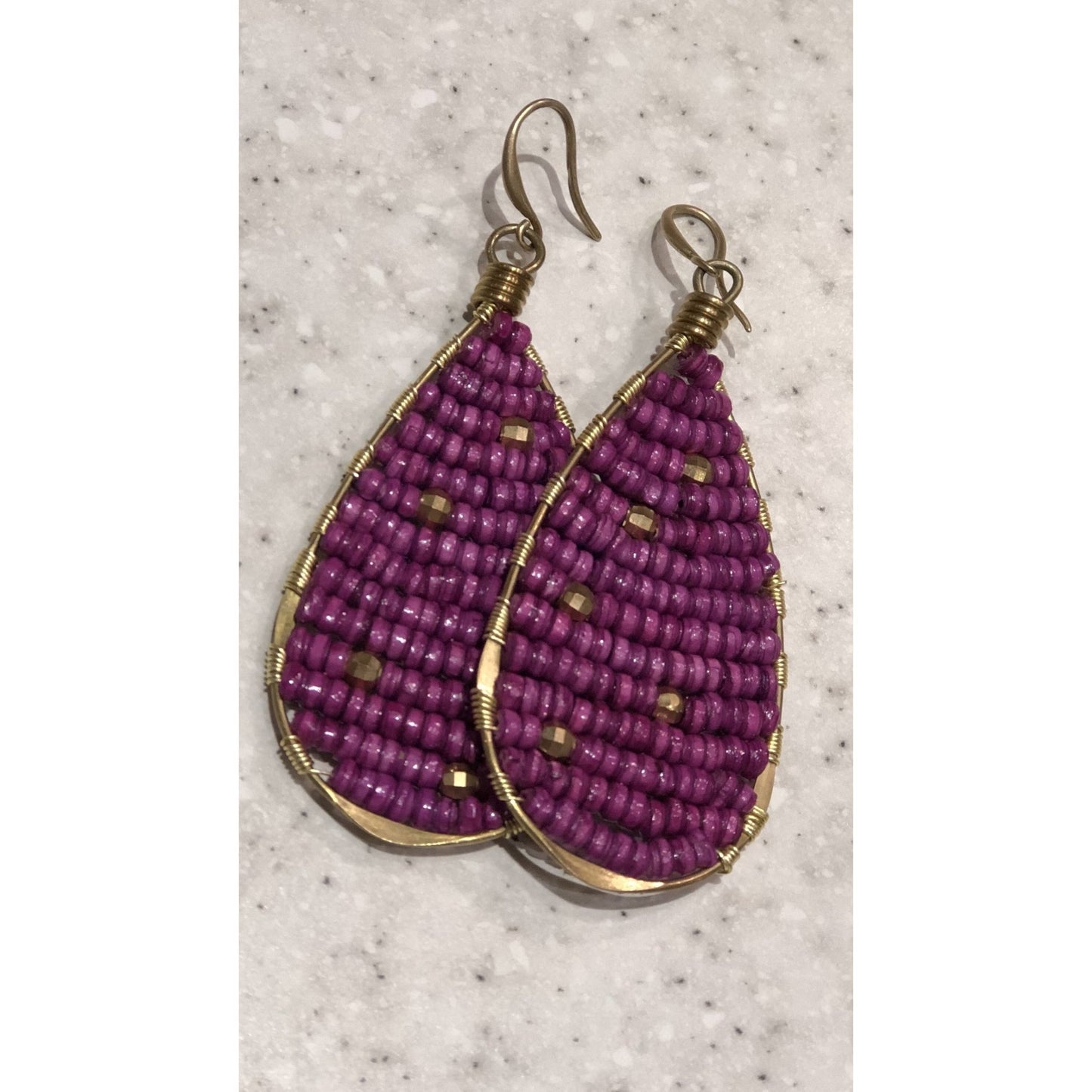 Plump Petal Earrings - Global Hues Market