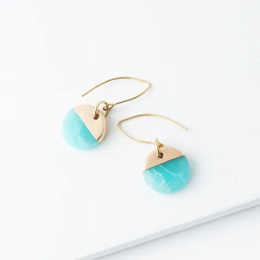 Refresh Earrings {aqua} - Global Hues Market