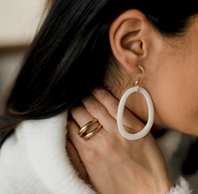 Susie Stacking Rings {set of 2} - Global Hues Market