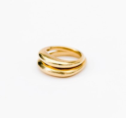 Susie Stacking Rings {set of 2} - Global Hues Market