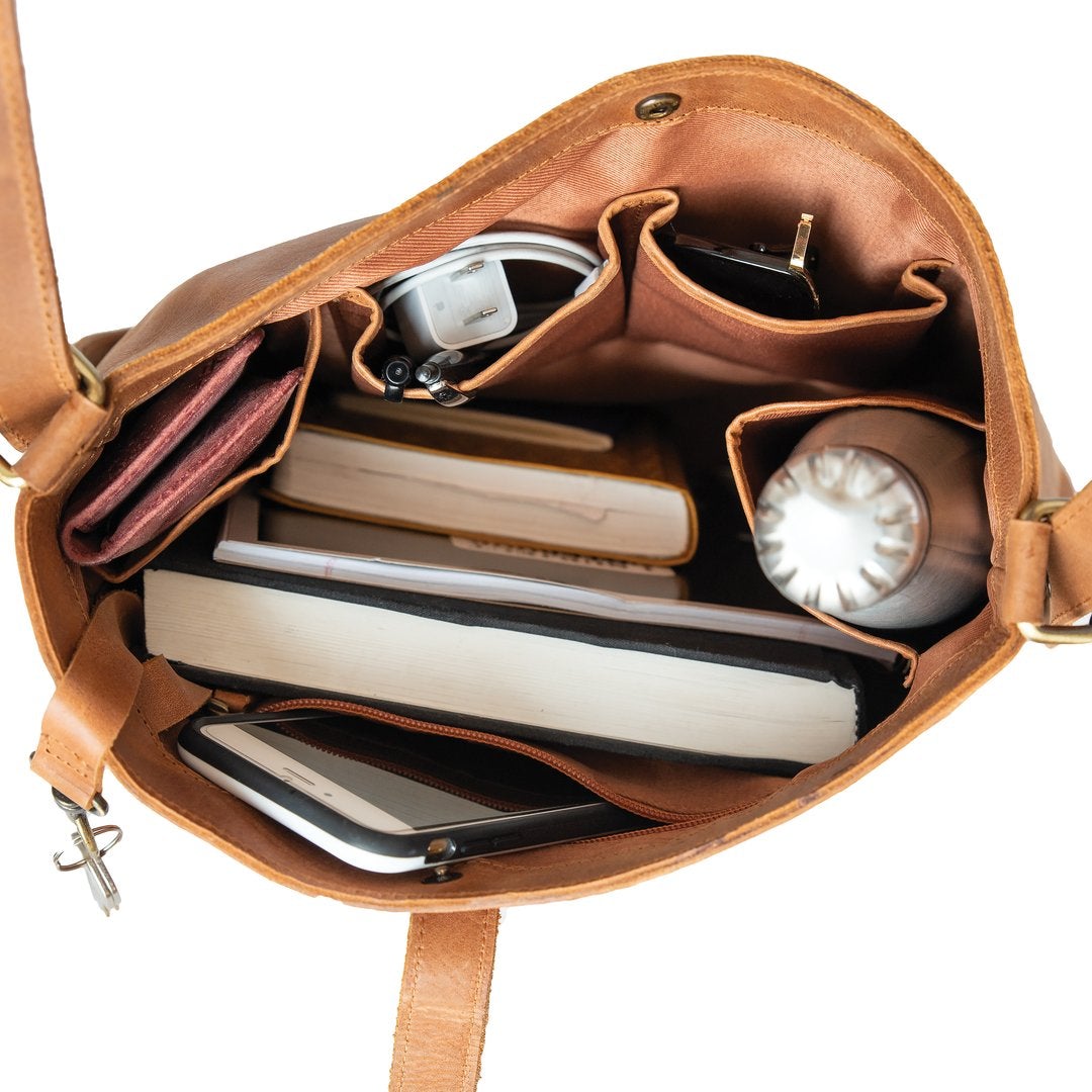 Women's Leather Slingback 3-in-1 Leather Bag - Global Hues Market