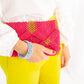 Handmade Macramé Clutch- Pink and Caramel