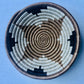 Rwanda Tonga Baskets: Pink Star Cream + Cranberry Accents
