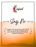 "10 Gracious Ways to Say No & Step Away" Cheat Sheet - Global Hues Market