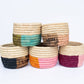 Court Colorblock Trio Basket: Light Pink /  Plum