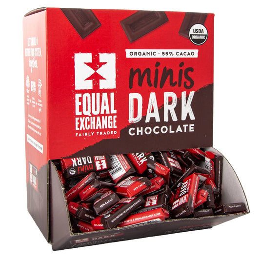 Dark Chocolate Minis 55% cacao {organic}