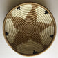 Rwanda Tonga Baskets: Pink Star Cream + Cranberry Accents
