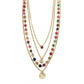 Aasha Strand Layered Kantha Handcrafted Necklace