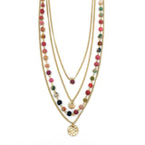 Aasha Strand Layered Kantha Handcrafted Necklace