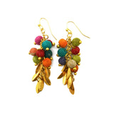 Aasha Kantha Handcrafted Fringe Dangle Earrings
