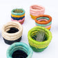 Jo Colorblock Mini Baskets: Red
