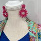 Okwanya Earrings {raspberry}
