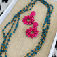 Paper Rope Necklace {teal}