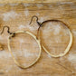 Ankola Horn Hoop Earrings (without wirewrap): Dark Version = Black - Brown - Global Hues Market