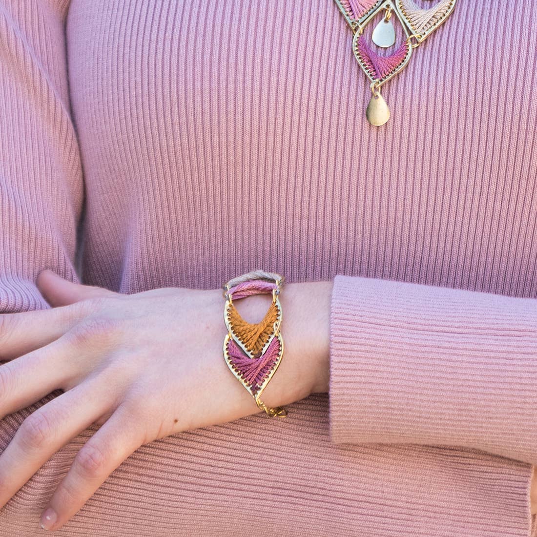 Sachi Desert Arches Collection Bracelet - 4 Color Double Arc