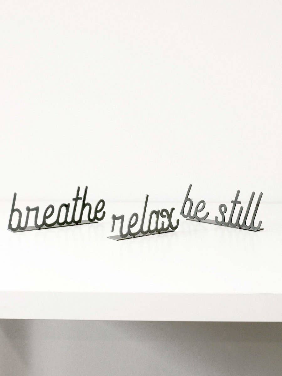 Be Still Word Sign - Global Hues Market