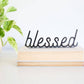 Blessed Word Sign - Global Hues Market