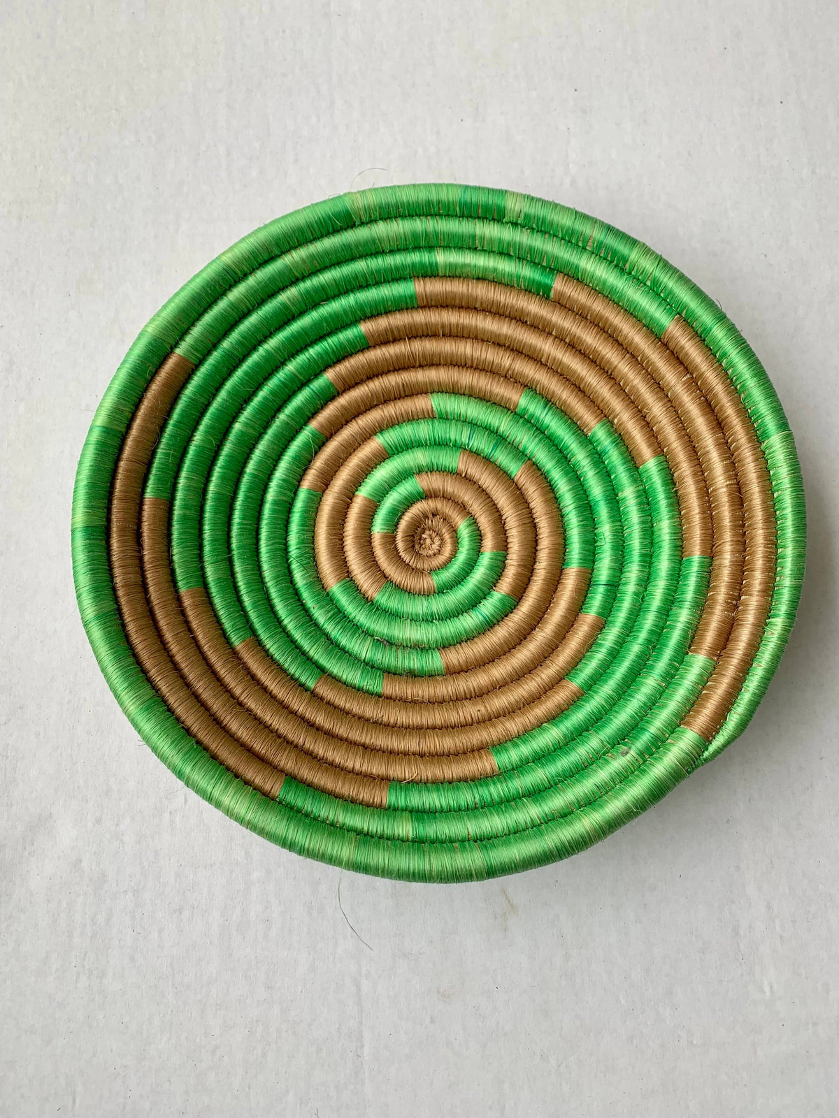 Rwanda Tonga Baskets: Pink Star Cream + Cranberry Accents