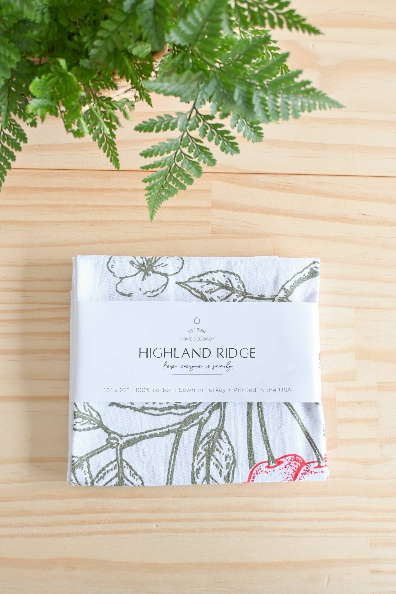 Cherry Tea Towel - Global Hues Market