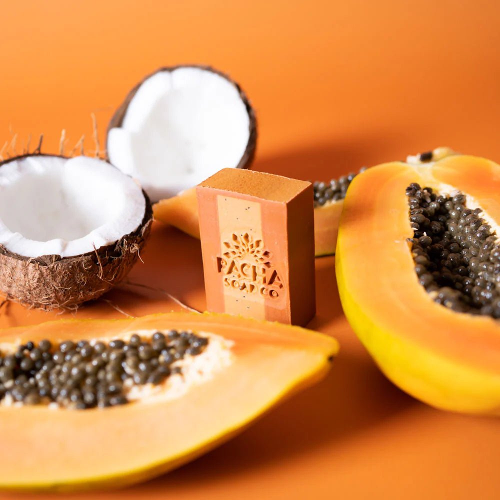 Coconut & Papaya Bar Soap - Global Hues Market