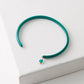 Enamel Cuff, Teal, Wide - Global Hues Market