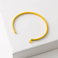 Enamel Cuff, Yellow, Thin - Global Hues Market