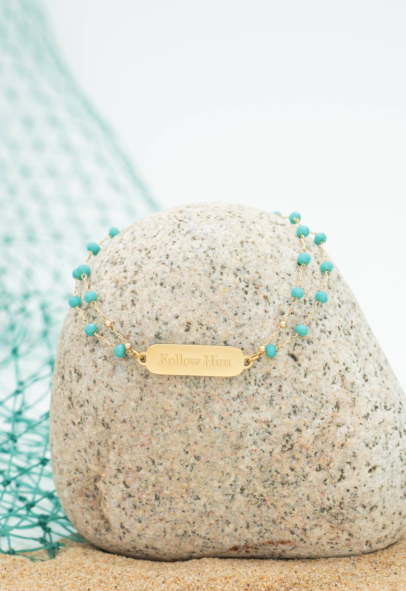 Follow Him Bracelet Gold - Global Hues Market