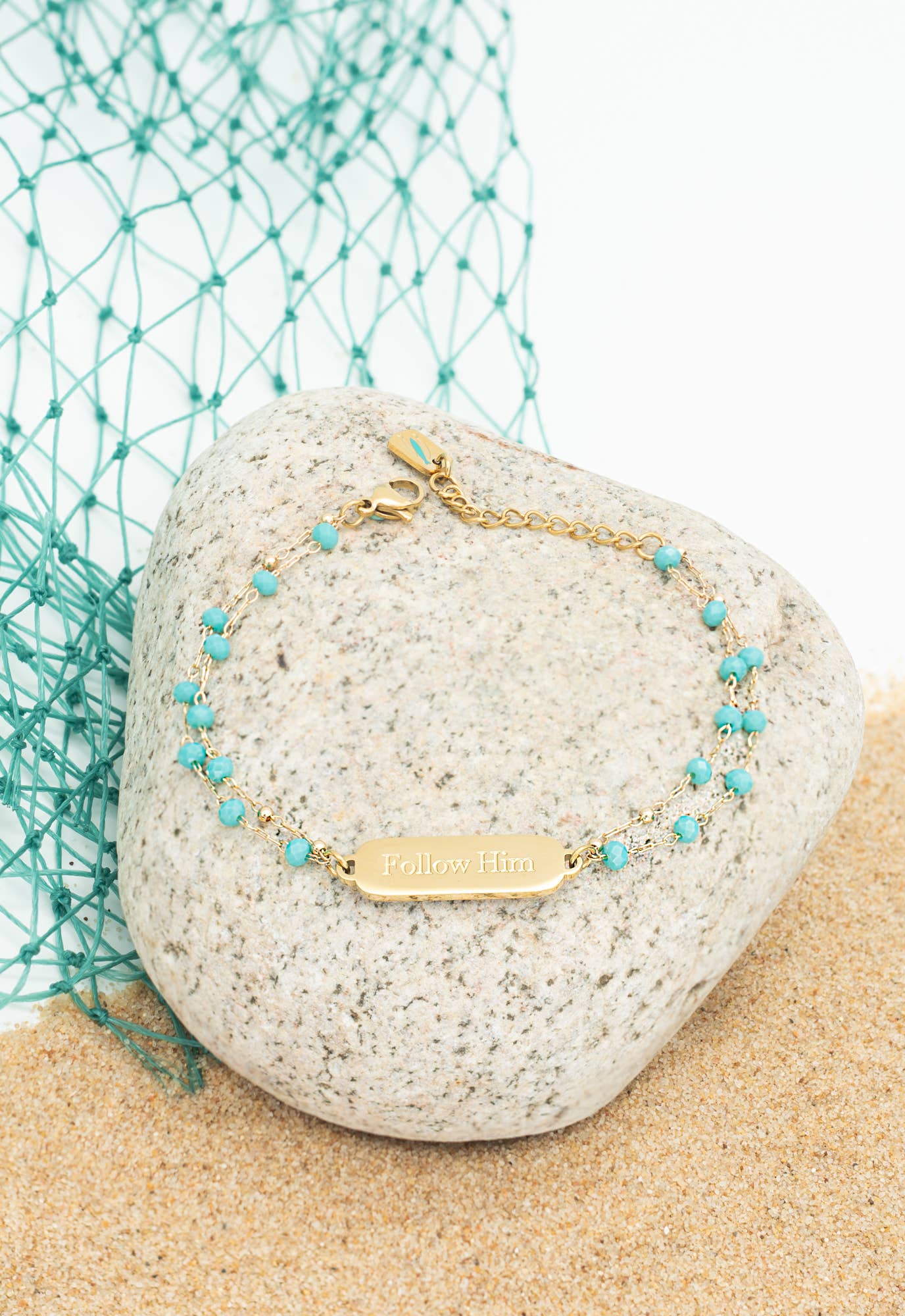 Follow Him Bracelet Gold - Global Hues Market