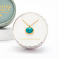 Hopeful Glow Necklace in Turquoise - Global Hues Market