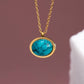 Hopeful Glow Necklace in Turquoise - Global Hues Market