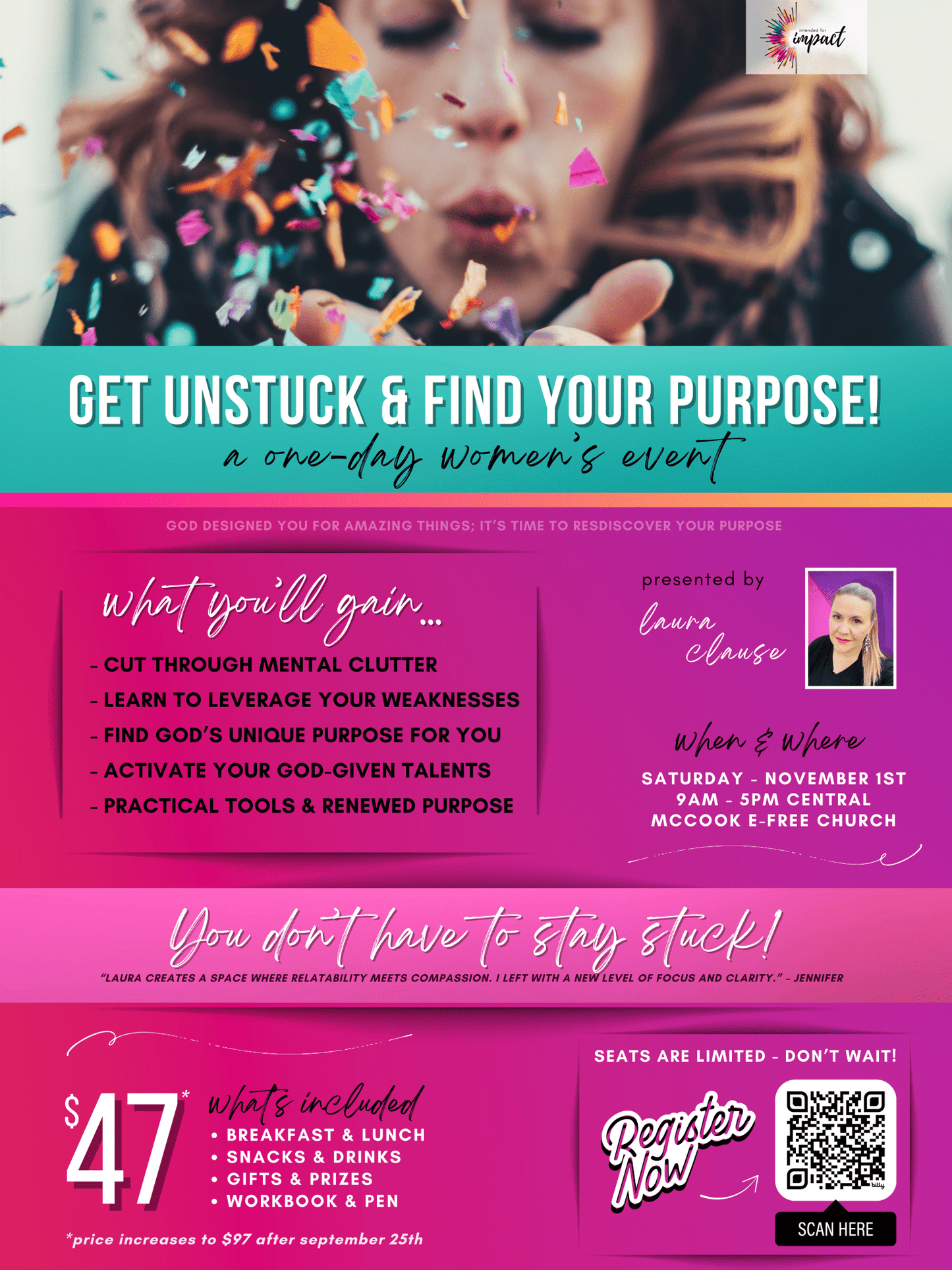 Intended for Impact LIVE EVENT 11.1.25 - Get Unstuck! - Global Hues Market