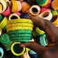 Jo Colorblock Mini Baskets: Red - Global Hues Market