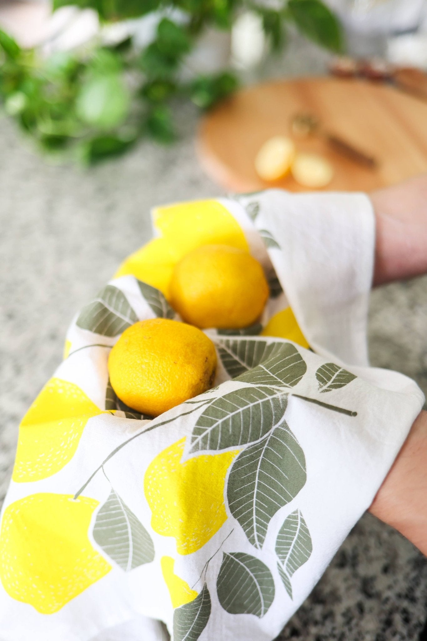 Lemon Tea Towel - Global Hues Market